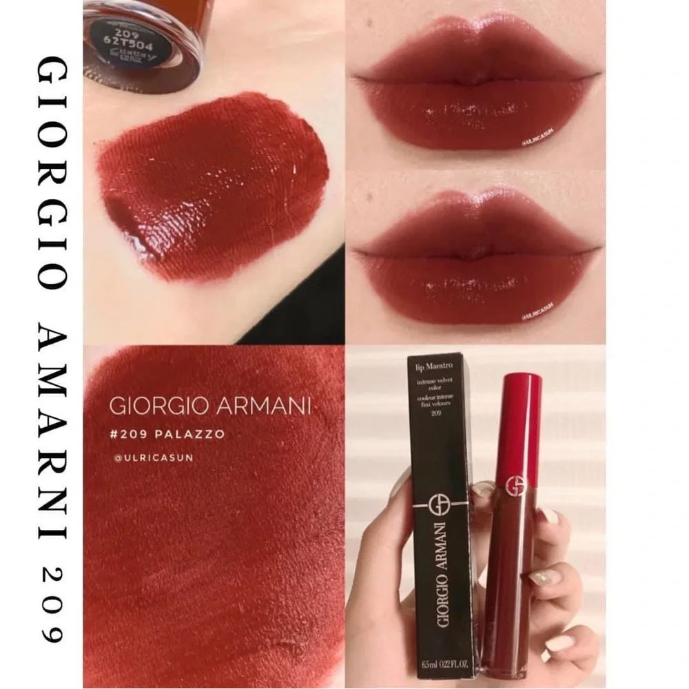 209 Giorgio Armani Lip Maestro Intense Velvet 209 Palazzo